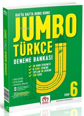 Model Eğitim Yayıncılık 6. Sınıf Jumbo Türkçe Deneme Bankası