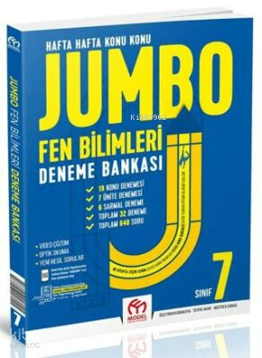 Model Eğitim Yayıncılık 7. Sınıf Jumbo Fen Bilimleri Deneme Bankası