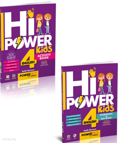 Model Eğitim Yayınları  4.Sınıf Hi! Power İngilizce Seti (2 Kitap)