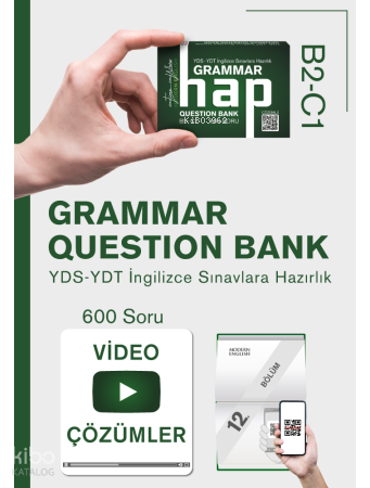 Modern English HAP Grammar Question Bank B2-C1 (Video Çözümlü)