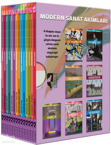 Modern Sanat Akımları  Kutulu Set 14 Kitap