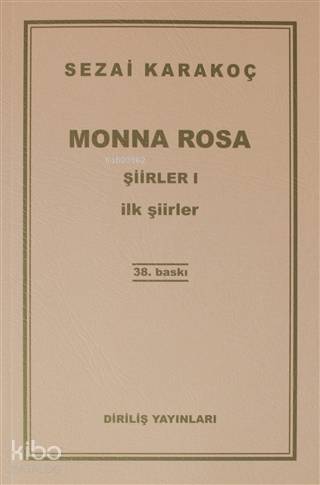 Monna Rosa Şiirler 1; İlk Şiirleri - Kitapiks.com