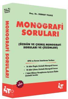 Monografi Soruları; Özgün ve Çıkmış Monografi Soruları ve Çözümleri