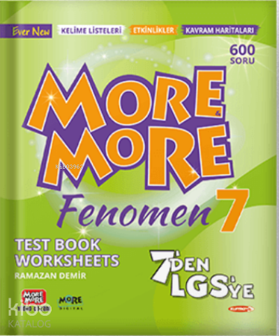 More More English 7 Fenomen Test Book Worksheets