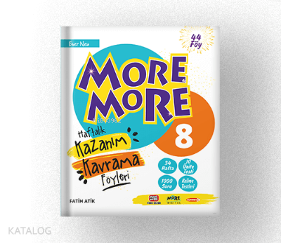MORE & MORE ENGLISH HAFTALIK KAZANIM KAVRAMA FÖYLERİ (44 FÖY)