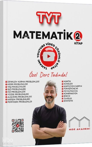 Moz Akademi TYT Matematik 2. Kitap Tamamı Çözümlü Soru Bankası