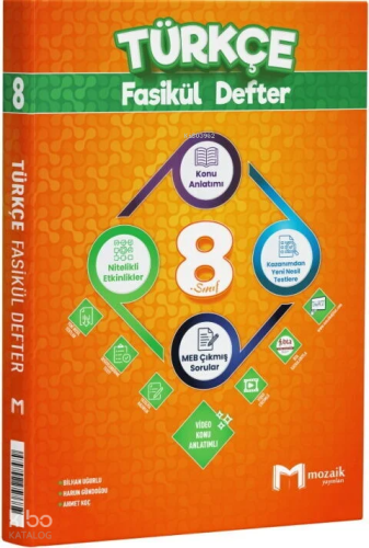 Mozaik 8. Sınıf Türkçe Fasikül Defter Konu Anlatımı