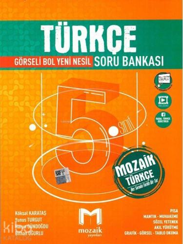 Mozaik Yayınları 5. Sınıf Türkçe Görseli Bol Yeni Nesil Soru Bankası M