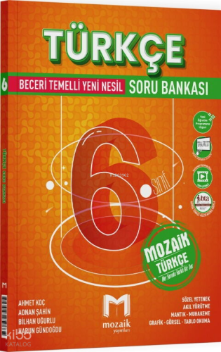 Mozaik Yayınları 6. Sınıf Türkçe Soru Bankası