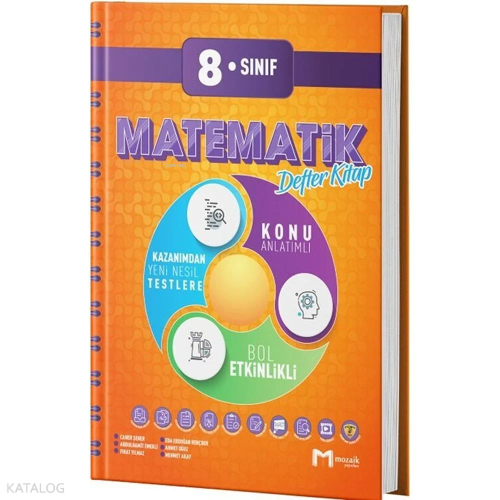 Mozaik Yayınları 8. Sınıf Matematik Mozaik Defter