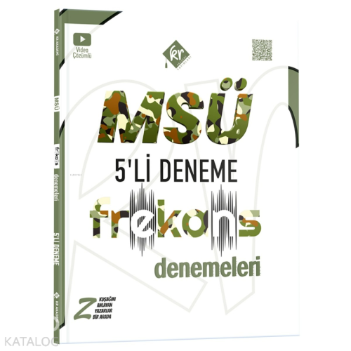 MSÜ 5'li Frekans Denemeleri KR Akademi Yayınları