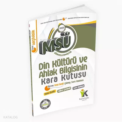 MSÜ Din Kültürü Ve Ahlak Bilgisinin Kara Kutusu Konu Özetli Dijital Çözümlü Çıkmış Soru Bankası
