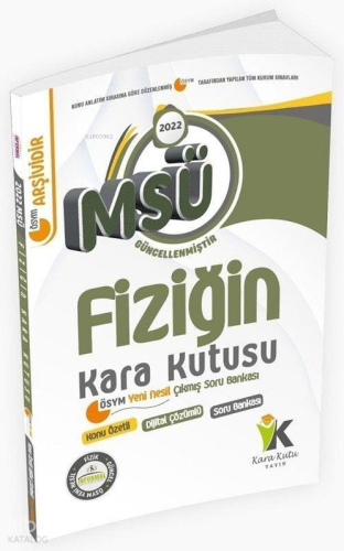 MSÜ Fiziğin Kara Kutusu Konu Özetli Dijital Çözümlü Çıkmış Soru Bankası
