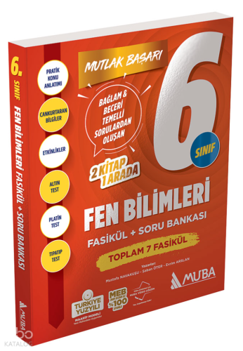 Muba 6. Sınıf Fen Bilimleri Fasikül + Soru Bankası