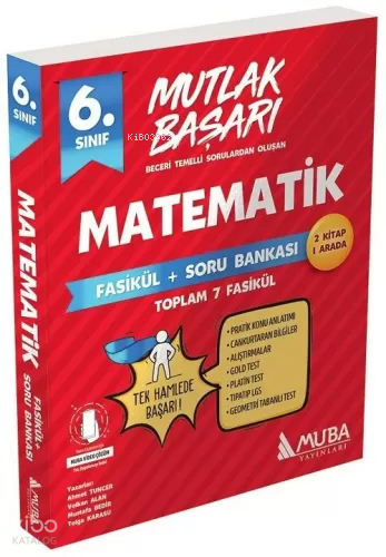 Muba Yayınları 6. Sınıf Matematik Mutlak Başarı Fasikül Soru Bankası