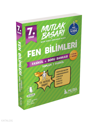 Muba Yayınları 7.Sınıf Fen Bilimleri Fasikül + Soru Bankası
