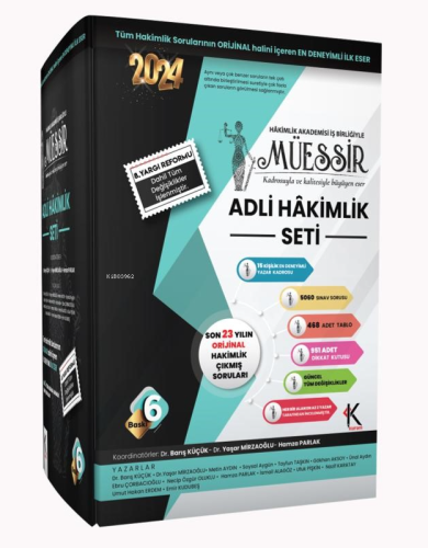 Müessir Adli Hakimlik Çıkmış Soru Bankası