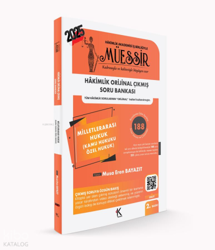 Müessir Adli-İdari Hâkimlik Çıkmış Soru Bankası Milletler Arası Hukuk