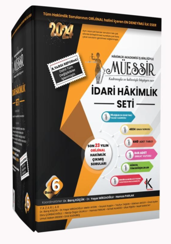 Müessir İdari Hakimlik Çıkmış Soru Bankası