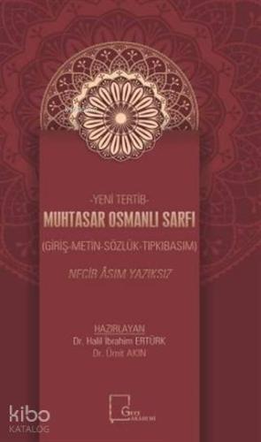 Muhtasar Osmanlı Sarfı - Kitapiks.com