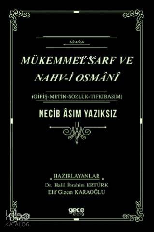 Mükemmel Sarf ve Nahvi Osmani - Kitapiks.com