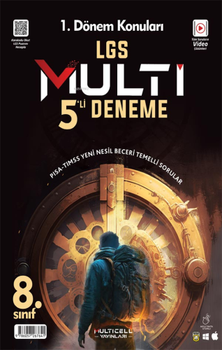Multicell Yayınları 8.Sınıf Lgs Multi 5'Li Deneme 1.Dönem Konuları - K