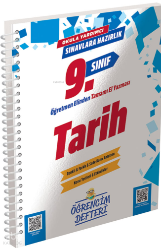 Murat Yayınları 9.Sınıf Tarih Öğrencim Defteri