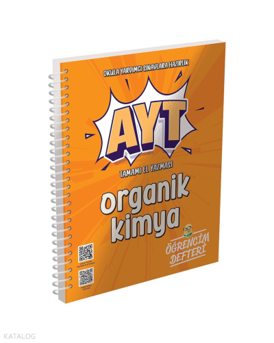 Murat Yayınları AYT Organik Kimya Öğrencim Defteri