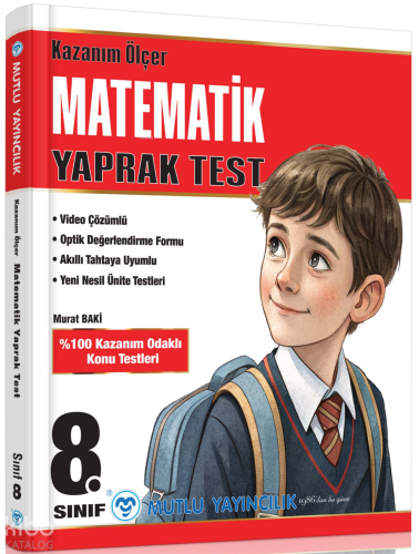 Mutlu Yayıncılık 8.Sınıf Kazanım Ölçer Yaprak Test Matematik