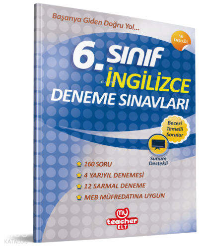 My Teacher 6. Sınıf İngilizce Deneme Sınavları