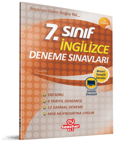 My Teacher 7. Sınıf İngilizce Deneme Sınavları