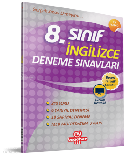 My Teacher 8. Sınıf İngilizce Deneme Sınavları