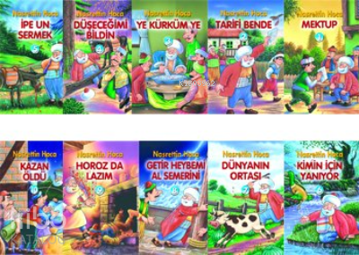 Nasrettin Hoca Dizisi 10 Kitap Takım