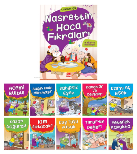 Nasrettin Hoca Fıkraları Seti (10 Kitap) - Kitapiks.com