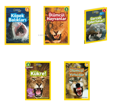 National Geographic Kids Ölümcül Hayvanlar Seti 5 Kitap