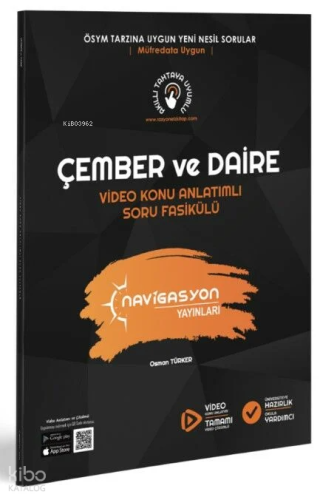 Navigasyon Yayınları Çember ve Daire Konu Anlatımlı Soru Fasikülü