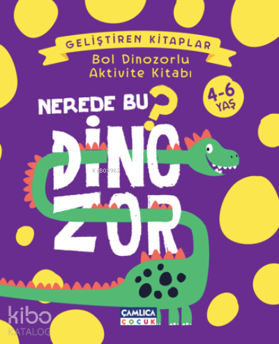 Nerede Bu Dinozor? ;Bol Dinozorlu Aktivite Kitabı