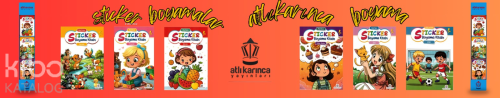 Neşeli Boyama Kitabı Sticker (6 Kitap)