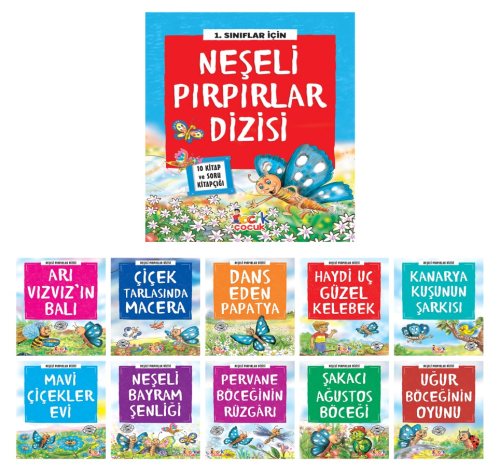 Neşeli Pırpırlar Dizisi;(10 Kitap+Soru Kitapçığı) - Kitapiks.com