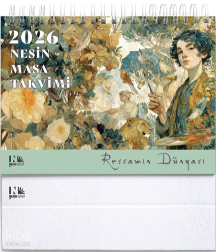 Nesin Masa Takvimi - Ressamın Dünyası Masanızda Sade ve  İlham Veren Bir Eşlikçi;Ressamın Dünyası Masanızda Sade ve  İlham Veren Bir Eşlikçi