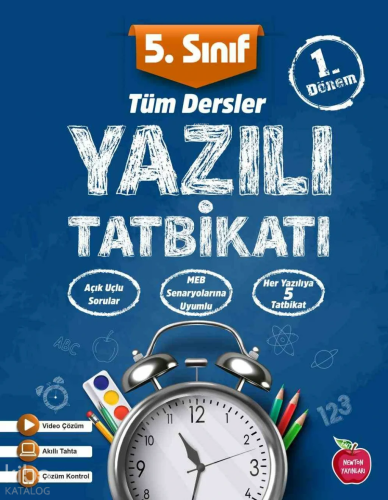 Newton Yayınları 5.Sınıf Yazılı Tatbikatı 1.Dönem Tüm Dersler