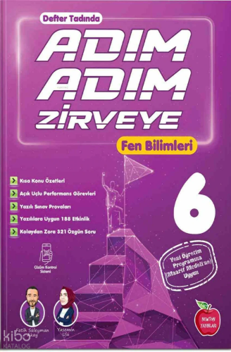 Newton Yayınları 6.Sınıf Fen Bilimleri Adım Adım Etkinlikli Konu Anlatımlı Soru Bankaları