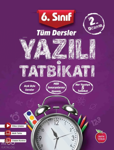 Newton Yayınları 6.Sınıf Yazılı Tatbikatı 2.Dönem Tüm Dersler