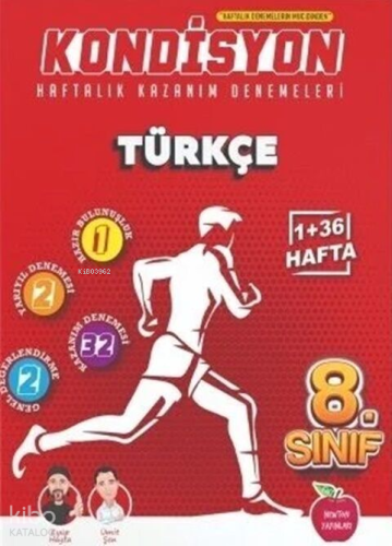 Newton Yayınları 8.Sınıf Kondisyon Haftalık Kazanım Denemeleri 37 Hafta--Türkçe