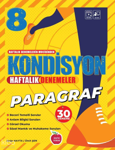 Newton Yayınları 8.Sınıf Paragraf Kondisyon Haftalık Denemelerin Mücid