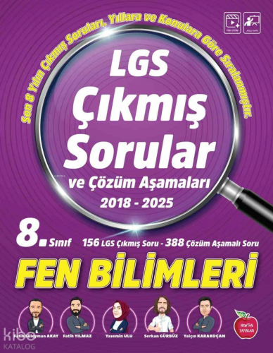 Newton Yayınları Lgs Çıkmış Sorular Fen Bilimleri  2018-2025