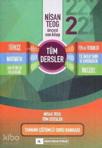 Nisan TEOG-2 Tüm Dersler Tamamı Çözümlü Soru Bankası