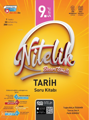 Nitelik 9.Sınıf Tarih Soru Kitabı Beceri Temelli