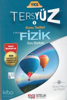 Nitelik Yayınları TYT AYT Fizik Tersyüz Soru Bankası Nitelik 