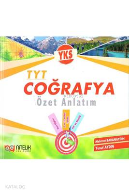 Nitelik Yayınları TYT Coğrafya Özet Anlatım